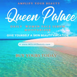 ⭐ Queen Palace | Women Daytime Serum Moisturizer | Argan Oil | Selenite Crystals | Pink Quartz