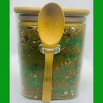 Aloe PyraSand | Bath Body Soak Scrub | Emerald Sugar | Argan Oil | Egyptian Roses | Pomegranate