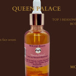 ⭐ Queen Palace | Women Daytime Serum Moisturizer | Argan Oil | Selenite Crystals | Pink Quartz