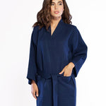 Women's Bath Robes | Royal Blue Robe | MOLIAE Beauty