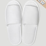 MA'at Waffle Slippers | Royal White | Open Toe | One Size Fits All