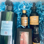 King In Me | Nile Oasis Hair Growth Oil |  Ankh Ra 360 | MA'at Milk Serum | Gift Box Kit