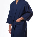 Blue Bath Robe | Royal Blue Robe | MOLIAE Beauty