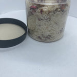 Arsa Salt Scrub Kit | Himalayan Salt | Black Sandstone | Black Seed Oil | Patchouli | Gold Bars | Honey