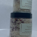 Arsa Salt Scrub Kit | Himalayan Salt | Black Sandstone | Black Seed Oil | Patchouli | Gold Bars | Honey
