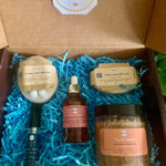 Gift Box Kit Queen Palace Serum | Camel Milk Soap | Topaz Brown Sugar Scrub | Lip Oil