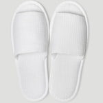 MA'at Waffle Slippers | Royal White | Open Toe | One Size Fits All