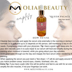 ⭐ Queen Palace | Women Daytime Serum Moisturizer | Argan Oil | Selenite Crystals | Pink Quartz