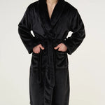 MA'at Wenegu Valley MicroFleece Robe | Shawl Collar | King In Me