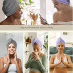 MA'at Hair Towel Wrap | Microfiber 320GDM Hair Turban | Spa Gift For Her