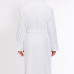MA'at Royal Elite Robe | 100% Turkish Cotton White Heavy Weight | Hooded Terry