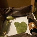 Jade Face Roller | Body Massage Oil | MOLIAE Beauty