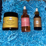 Queen Palace Serum | Pink Crystals | Ankh RA 360 | Royalty Cream 24k | Gift Box Kit