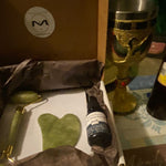 "Luxi" 2 in 1 Jade Roller Gua Sha Tools Set