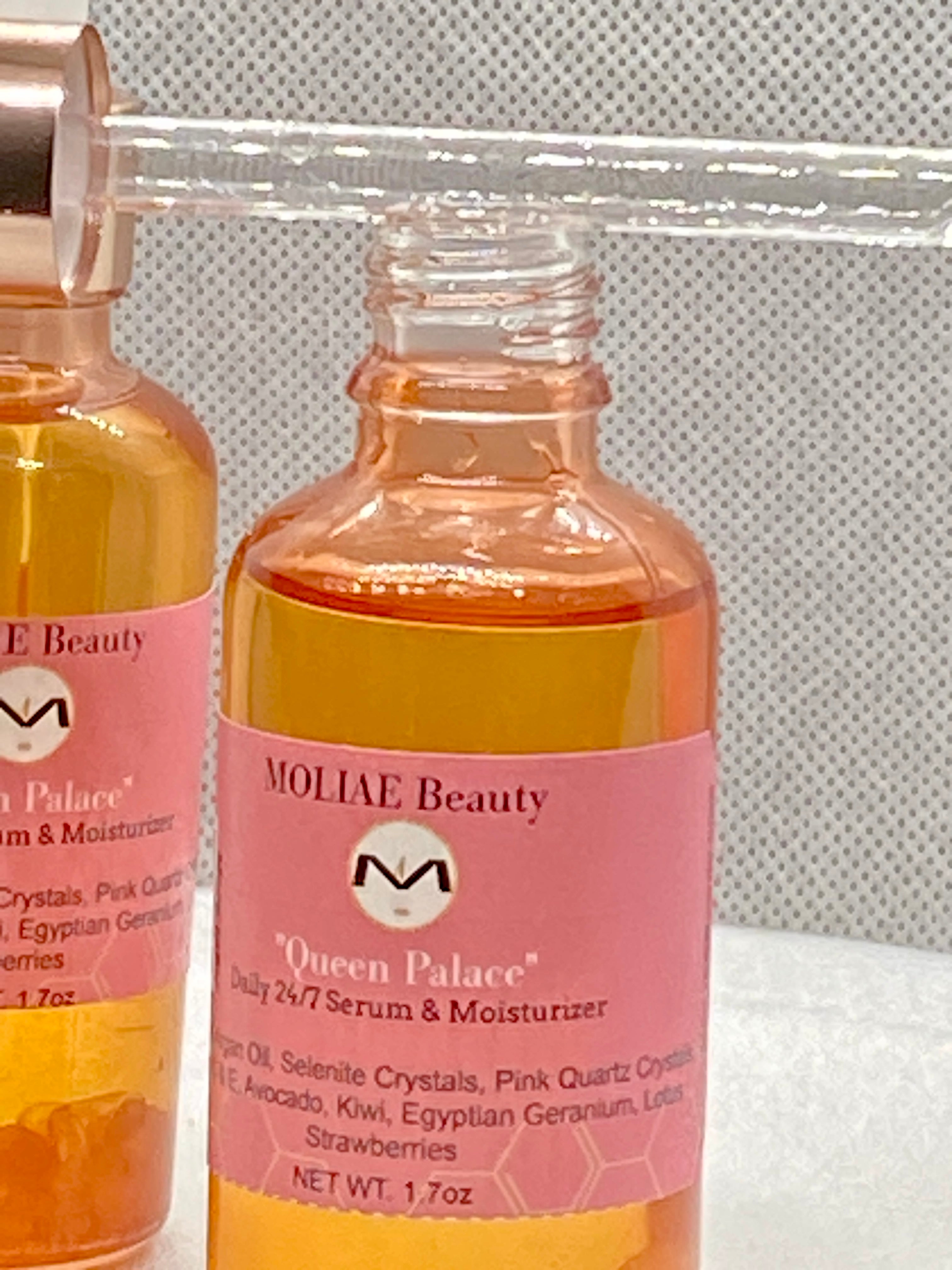 Massage Cream | Queen Palace Serum | Pink Crystals | MA'at Camel Milk Serum | Gift Box Kit