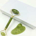 Jade Face Roller | Body Massage Oil | MOLIAE Beauty