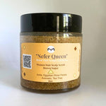 NEFER Queen Hair Scalp Scrub | Women | Brown Sugar | Amla | Tea Tree | Egyptian Rose Petals