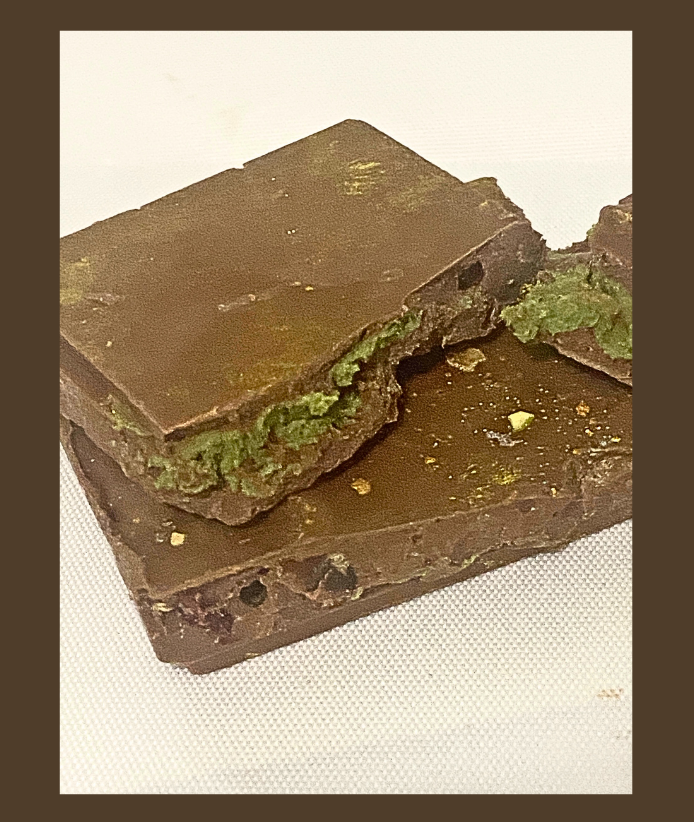 MA’at Egyptian Dubai Chocolate Bars | Pistachio Butter Cream | Egyptian Dates | Cranberries | GOLD Dust