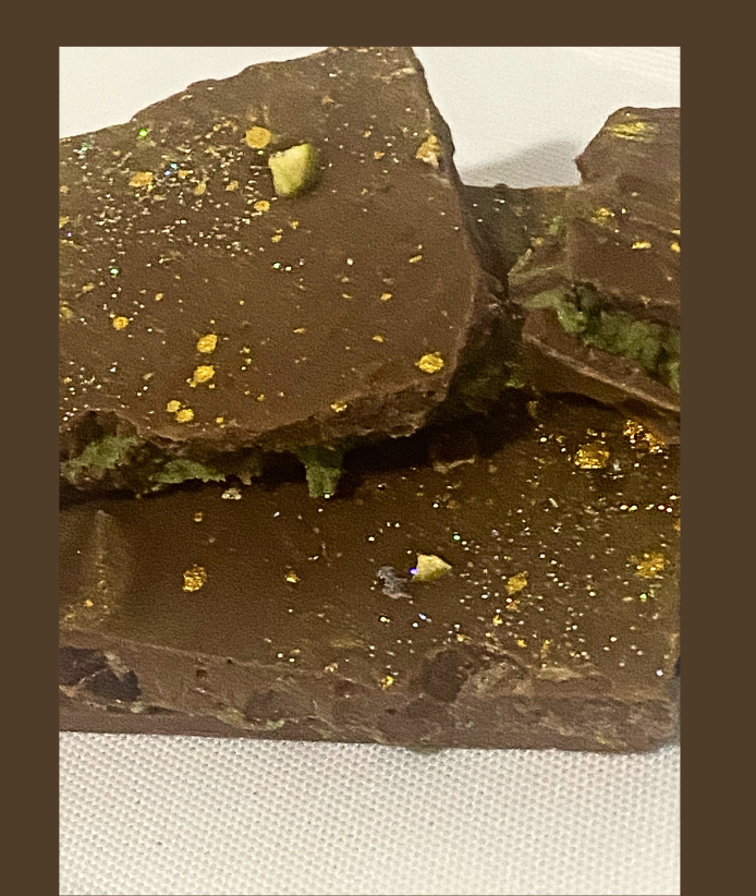 MA’at Egyptian Dubai Chocolate Bars | Pistachio Butter Cream | Egyptian Dates | Cranberries | GOLD Dust