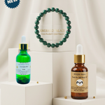 MA'at Emerald Palace l Crystal Bracelet | REIKI Infused of Luminosity Aloe & Ankh Ra 360 Body Oil