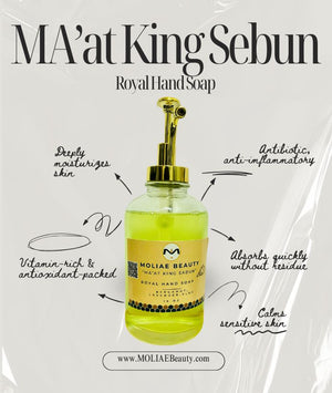 MA'at King Sabun | Hand Soap | Lavender Oil | Bergamot Oil | Aloe