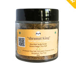 AHRAMAT King Hair Scalp Scrub | Men | Sea Salt | Brown Sugar | Bergamot | Amla | Tea Tree