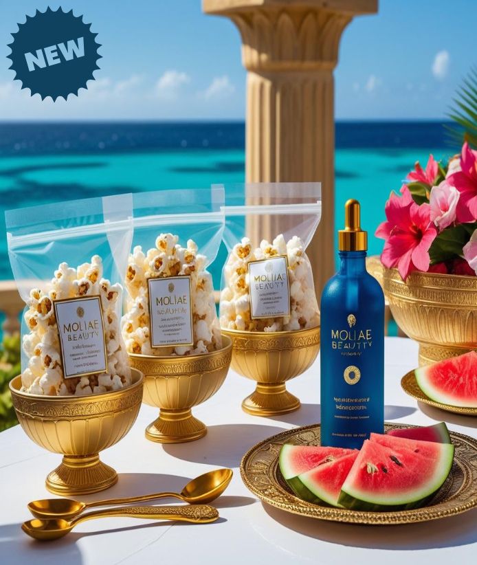 MA'at Egyptian Popcorn | Fun 🩵 | Egyptian Spices | Sea Salt | Olive Oil | Small