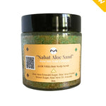 Nabat Aloe Sand | Hair Scalp Scrub | Aloe Emerald Sugar | Aloe Vera | Brown Sugar | Avocado