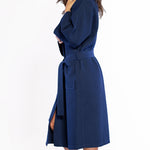 Women's Bath Robes | Royal Blue Robe | MOLIAE Beauty