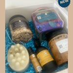 Gift Box Kit King In Me Collection | MA'at Milk Gold Kingship Paradise | Face Serum | Lip Oil | Thebes Soap | Lotus Saphire Para Scrub