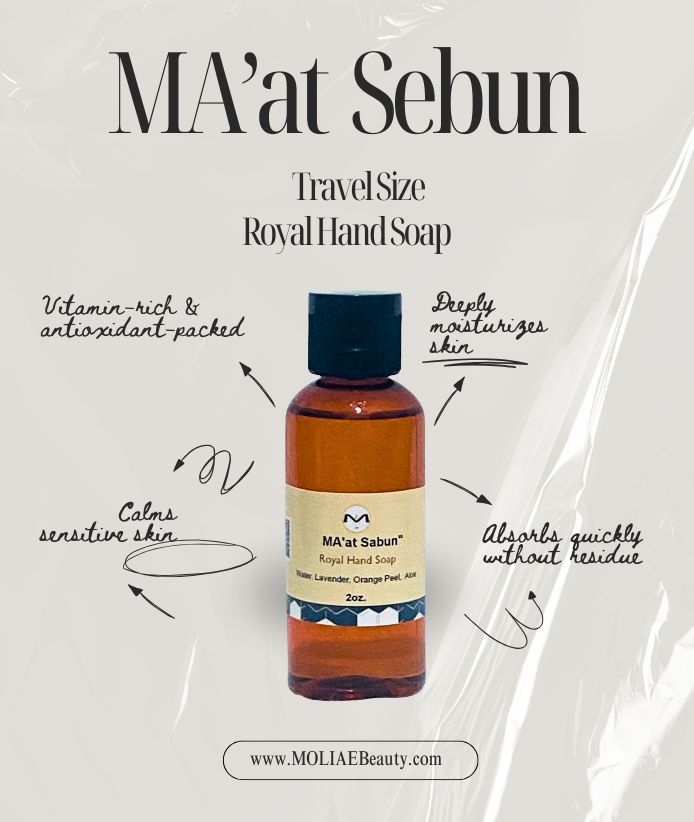 MA'at Sabun 2oz | Hand Soap | Lavender | Orange Peel | Aloe