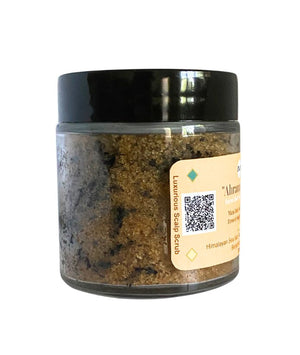 AHRAMAT King Hair Scalp Scrub | Men | Sea Salt | Brown Sugar | Bergamot | Amla | Tea Tree