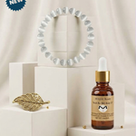 MA'at Serenity Abound Selenite Crystal Bracelet | REIKI Infused of Ankh Ra 360 Body Oil
