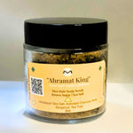 AHRAMAT King Hair Scalp Scrub | Men | Sea Salt | Brown Sugar | Bergamot | Amla | Tea Tree