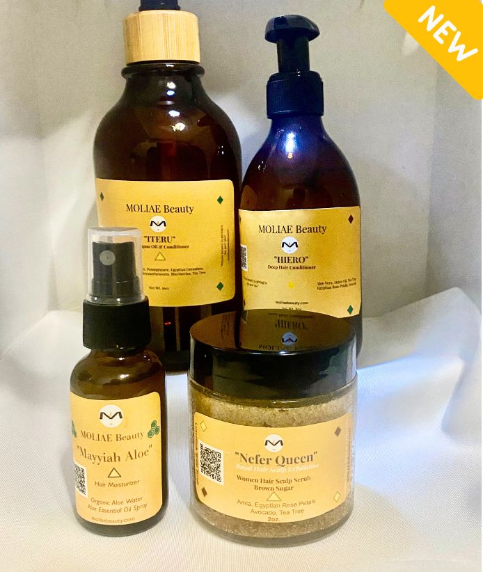 ULTIMATE ITERU Shampoo Oil Set | Nabat ALOE Sand Hair Scalp Scrub | Shampoo Cleanse | HIERO Deep Conditioner| MAYYIAH Aloe Moisturizer | ALOE Sugar