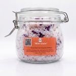Milhi Oasis | Queen Royal Grounding Sea Salt Ritual | Himalayan| Marula Oil | REIKI Black Obsidian Mediterranean | Egyptian Rose Petals |