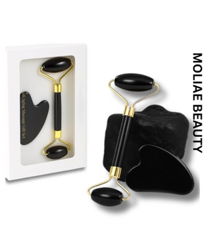 Moonlight Reign | King In Me | Jade Stone Roller Gua Sha Tools Set