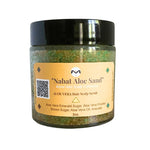 Nabat Aloe Sand | Hair Scalp Scrub | Aloe Emerald Sugar | Aloe Vera | Brown Sugar | Avocado