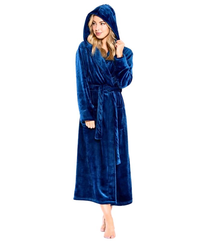 MA’at Ruler Fleece Robe | Hooded | Queenship| Luxurious Spa Robe