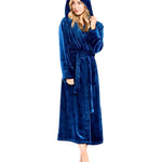 MA’at Ruler Fleece Robe | Hooded | Queenship| Luxurious Spa Robe