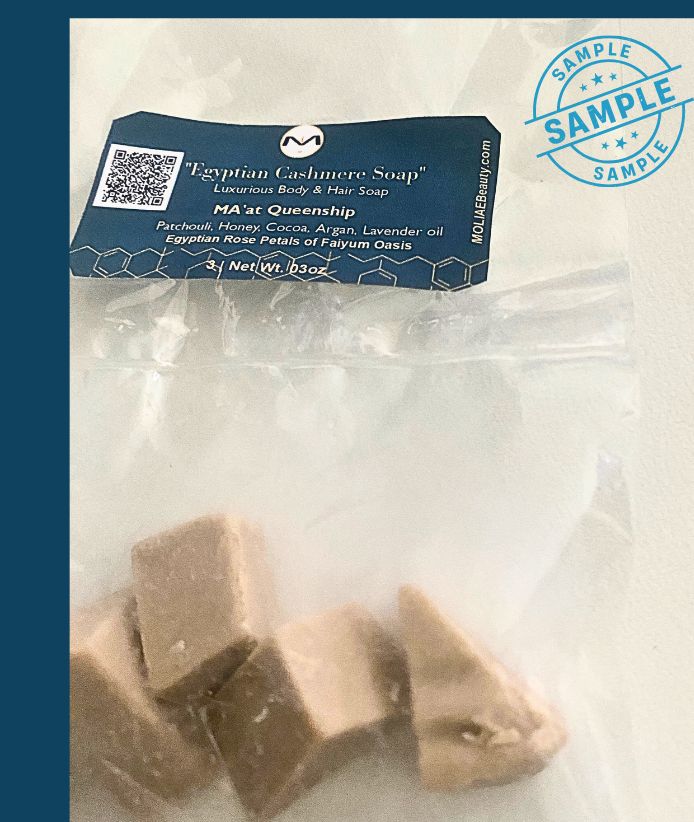 Egyptian Cashmere Soap | MA'at Queenship | Patchouli | Cocoa | Lavender | Argan | Egyptian Roses