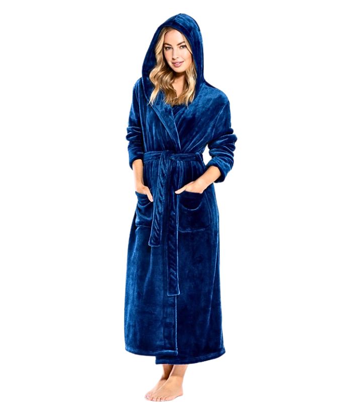 MA’at Ruler Fleece Robe | Hooded | Queenship| Luxurious Spa Robe