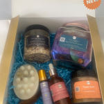 Gift Box Kit Queen Palace | Spa Paradise Oasis | Lip Oil | MA'at Harmony | Lotus Saphirus | Thebes Soap | Body Scrub