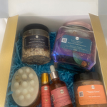 Gift Box Kit Queen Palace | Spa Paradise Oasis | Lip Oil | MA'at Harmony | Lotus Saphirus | Thebes Soap | Body Scrub