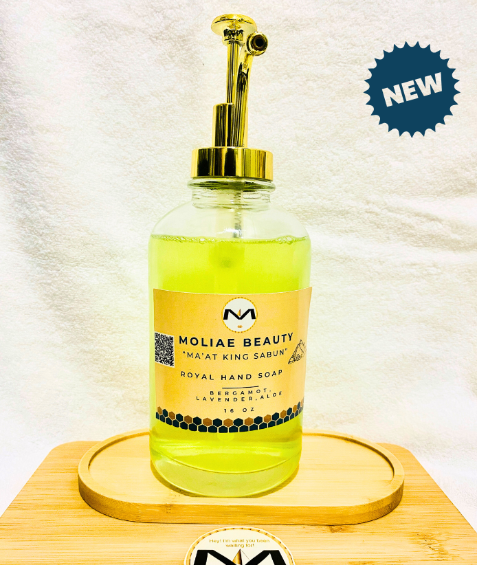 MA'at King Sabun | Hand Soap | Lavender Oil | Bergamot Oil | Aloe
