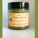 Nabat Aloe Sand | Hair Scalp Scrub | Aloe Emerald Sugar | Aloe Vera | Brown Sugar | Avocado