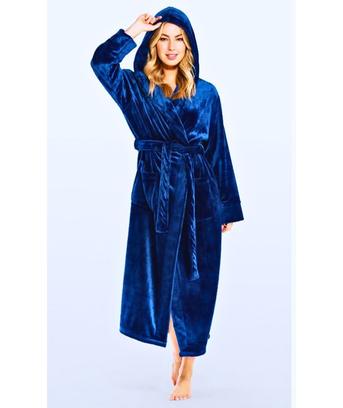 MA’at Ruler Fleece Robe | Hooded | Queenship| Luxurious Spa Robe