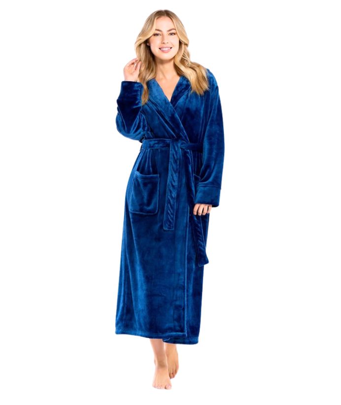 MA’at Ruler Fleece Robe | Hooded | Queenship| Luxurious Spa Robe