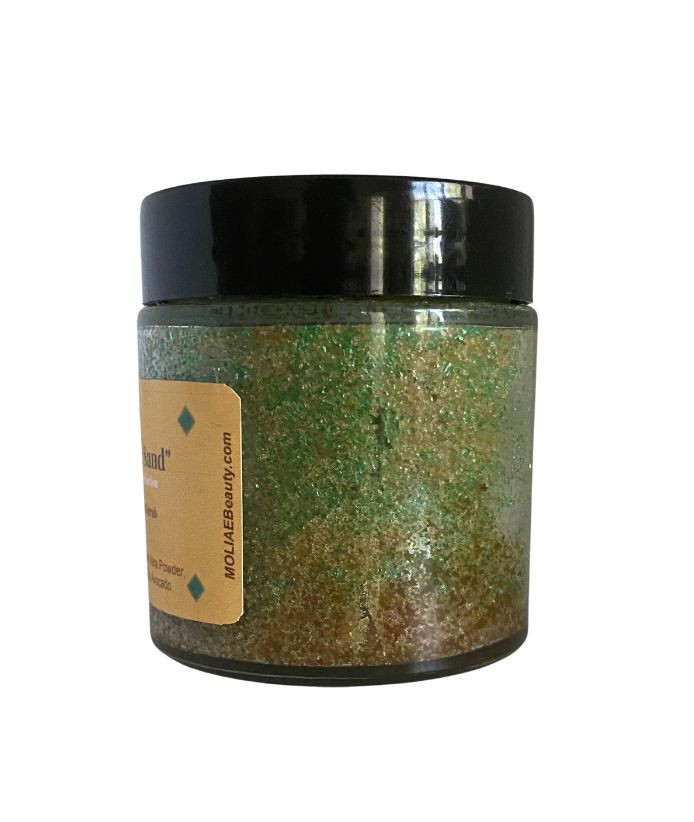 Nabat Aloe Sand | Hair Scalp Scrub | Aloe Emerald Sugar | Aloe Vera | Brown Sugar | Avocado