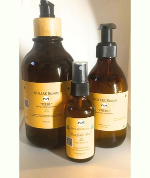 ULTIMATE ITERU Shampoo Oil Set | Nabat ALOE Sand Hair Scalp Scrub | Shampoo Cleanse | HIERO Deep Conditioner| MAYYIAH Aloe Moisturizer | ALOE Sugar